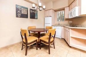 Kitchen and dining area