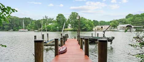  Private dock for kayaking , swimming , boating , fishing, and even crabbing