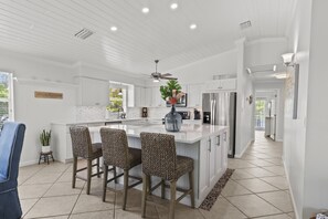 L shaped Kitchen Island