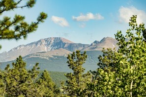 Pikes Peak view from the deck!