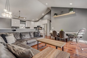 An open layout ensures seamless flow between the living, dining, and kitchen areas. Comfort and convenience await you in this well-designed space.