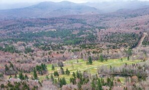 Just a short walk to the 1st tee box, the stack restaurant, pro shop, and practice facilities. *Please note this photo was taken in early April, during summer months the golf course is in perfect shape!*