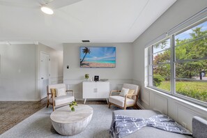 Whether it's the soft glow of the morning sun or the warm hues of a sunset, this window provides a picturesque backdrop that changes with the rhythm of the day.