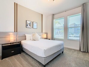 Spacious and comfortable room with sunlight and good ventilation.