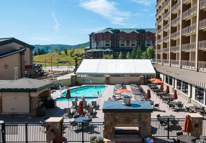 Outdoor heated pool
