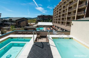 Rooftop hot tubs  