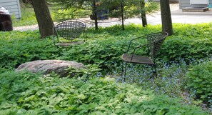 Sitting area in front of home 