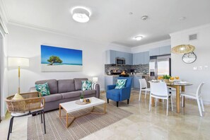 Creating memories against the backdrop of our beautifully furnished living space.