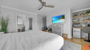 Comfortable and beautifully decorated for a restful night's sleep.