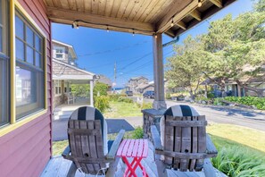 Deck view of front yard