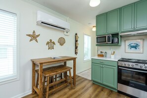 Dining room table for working or move it to enjoy a nice meal together.