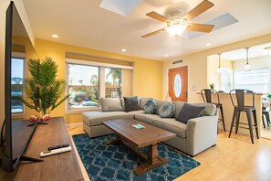 Living Room - Queen sectional sofa bed 