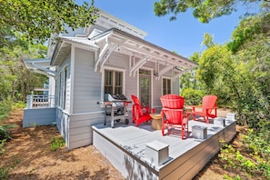 Stella Blue Backyard Seating Area