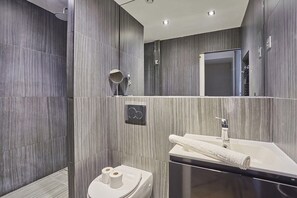salle de bain avec toilette