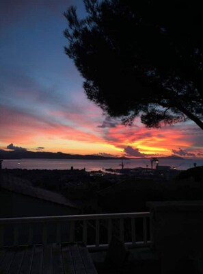 Vue depuis l’hébergement