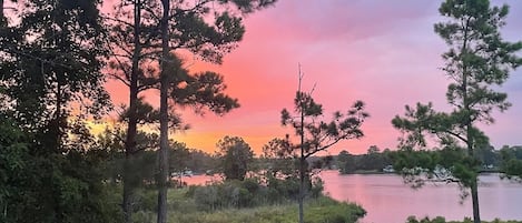 Beautiful sunset over North Creek