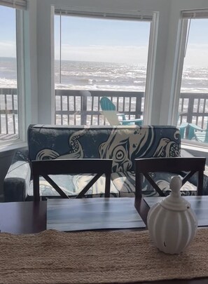 I could stare out these windows all day in good weather and bad. Simply amazing!
