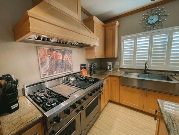 Top of the line Viking and Sub-Zero Appliances.