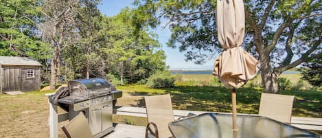 West Yarmouth Vacation Rental | 2BR | 1BA | 510 Sq Ft | 1 Step to Enter