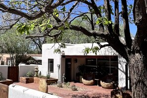 Front door and patio 