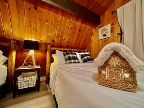This Pottery Barn pillow resembles our cabin with it's fluffy roof when it snows
