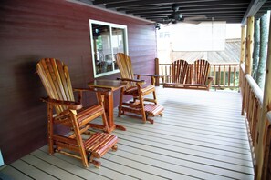 Beautiful porch to enjoy coffee