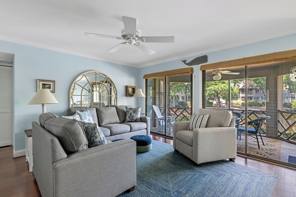 Living Room with Smart TV