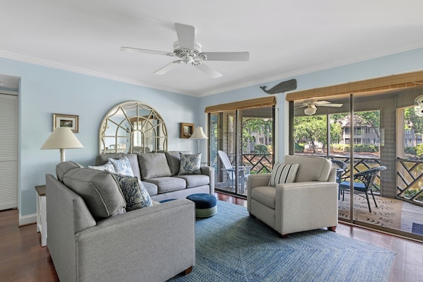Living Room with Smart TV