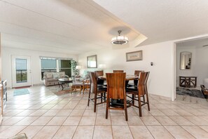 Our condo is open and bright. It's the perfect backdrop for your next beachcation on SPI!