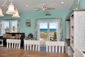 Beach View from Dining Area