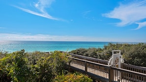 Turtle BTurtle Beach Gulf View from Balconyeach Balcony with Gul