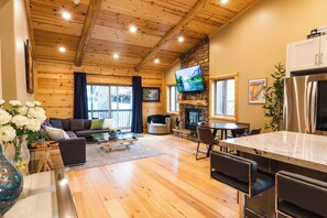 Enjoy a perfect gateway in this modern cabin that has you not wanting to leave.