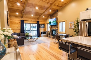 Enjoy a perfect gateway in this modern cabin that has you not wanting to leave.