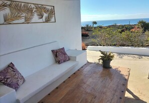Ocean view covered patio 