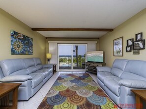 Living Room - Oceanfront Views