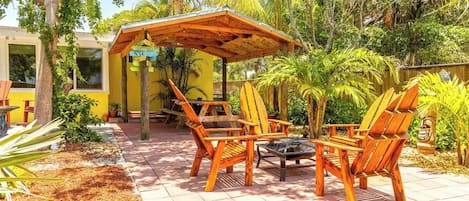 Relax and enjoy this outside private oasis with friends and family