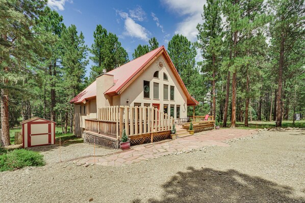Angel Fire Vacation Rental | 3BR | 3BA | Stairs Required | 1,500 Sq Ft