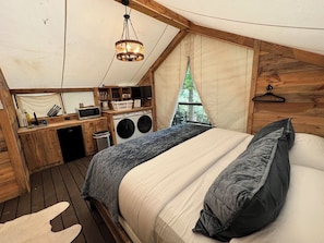 Glamping Tent with King Size Bed