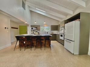 Open concept kitchen