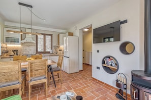 Kitchen and dining area