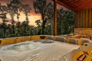 Bain à remous extérieur