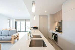 Kitchen and Living Area