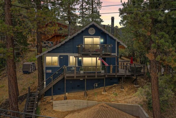 Welcome to your home away from home! This home is accessed via two flights of exterior stairs from the parking area.