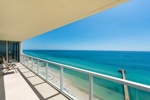 Ocean view from balcony.