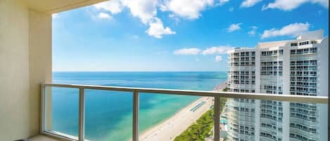 Amazing ocean views - 3 separate balconies - living room, master bedroom, and 2nd bedroom all have access and ocean views.