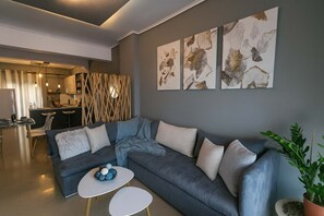 Relax on the Cozy Lounge Area with Cushions and Sea Views
