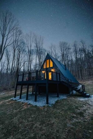 Front view of the cabin