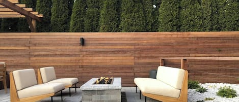 Shared patio space