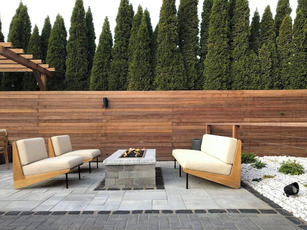 Shared patio space