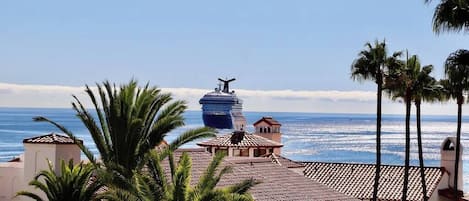 View from the private balcony